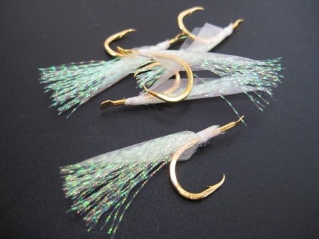 ケイムラハゲ魚皮使用バケ 遠征五目針 5本セット