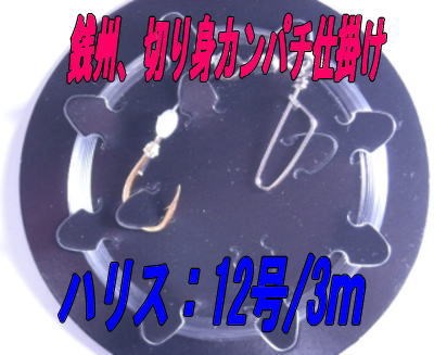 銭州、切り身カンパチ用12号3m