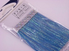 【まるふじ】テンモール75mm キラリ水色