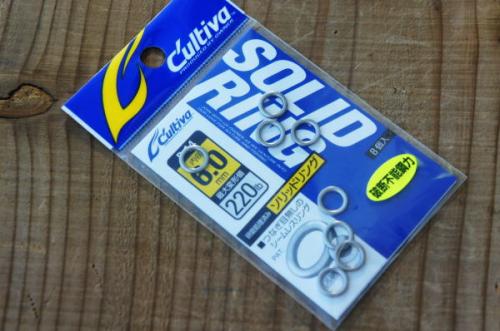 オーナー)ソリッドリング6.0mm220lb　ジギング用リング、アシストフック