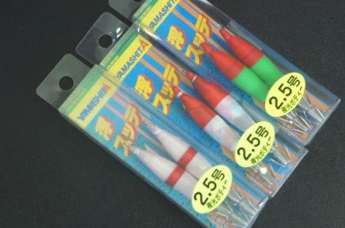 (ヤマシタ)浮きスッテ2.5号アカイカ、ヤリイカ、アカイカなど