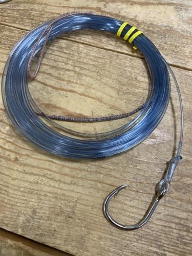 大型マグロ泳がせ仕掛け120号/10mチモト特殊加工