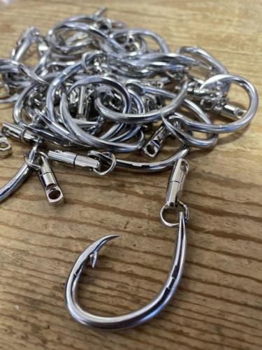 糸ヨレ防止!パワーサルカン付き立釣魂オリジナルマグロ針2.8寸3本