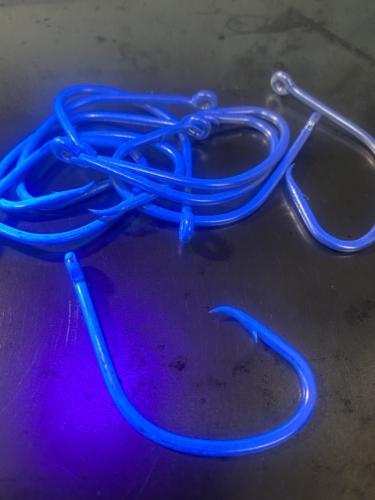 イシナギ、アブラボウズにオススメ!軽量ライトムツ環付き32号ケイムラフッ素加工10本