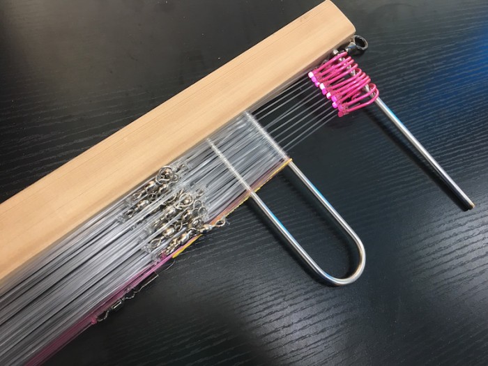 ベニアコウ仕掛けムツケイムラピンク26号、掛け枠付き