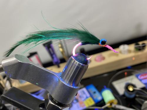 アカムツ用ホタ針17号使用毛針グリーン