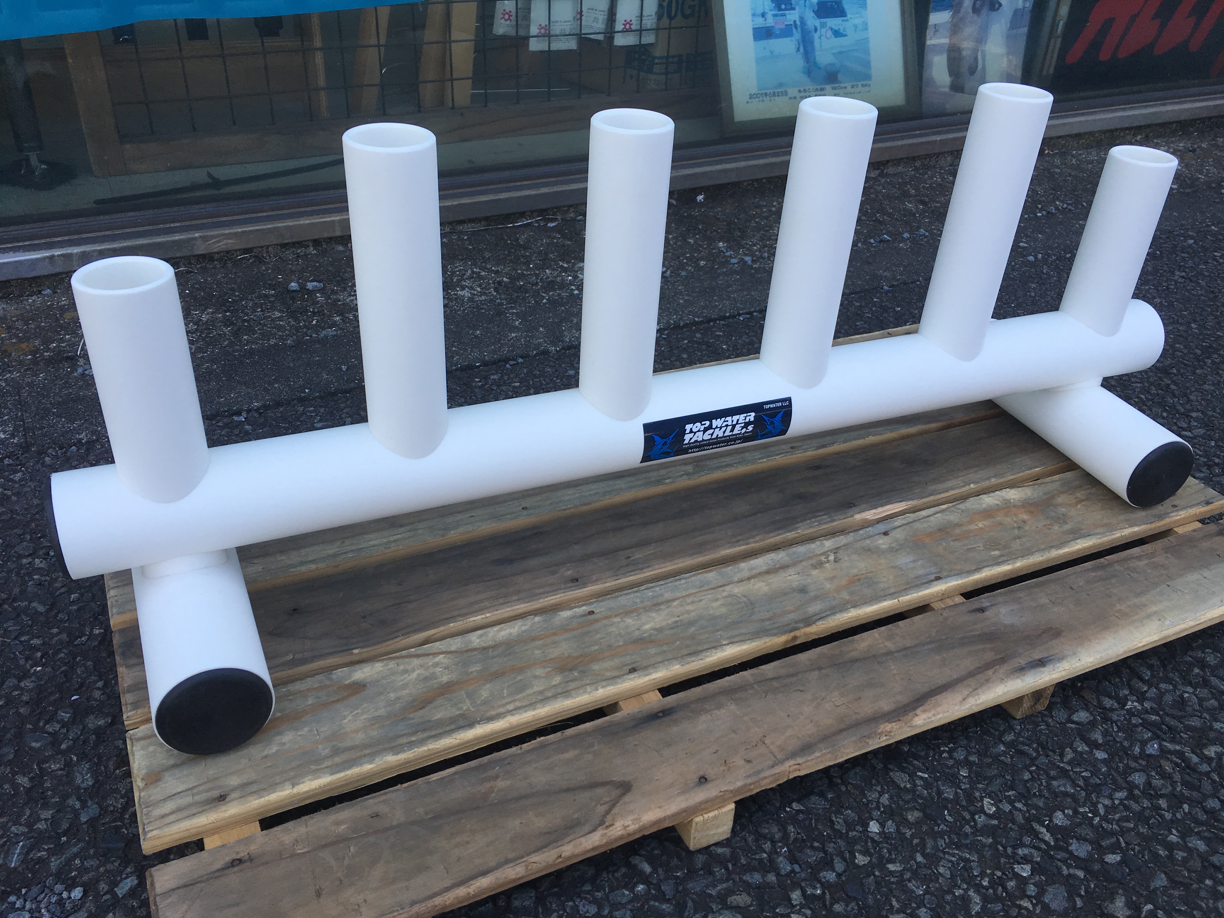 ロッドログ6本ロッドスタンドパイプ