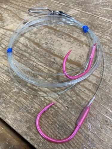 超軽量!アカイカ泳がせカンパチ仕掛け50号3mフリーノット