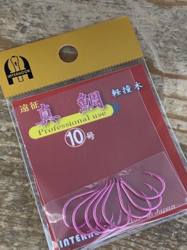 インターフック遠征マダイ10号ケイムラピンク