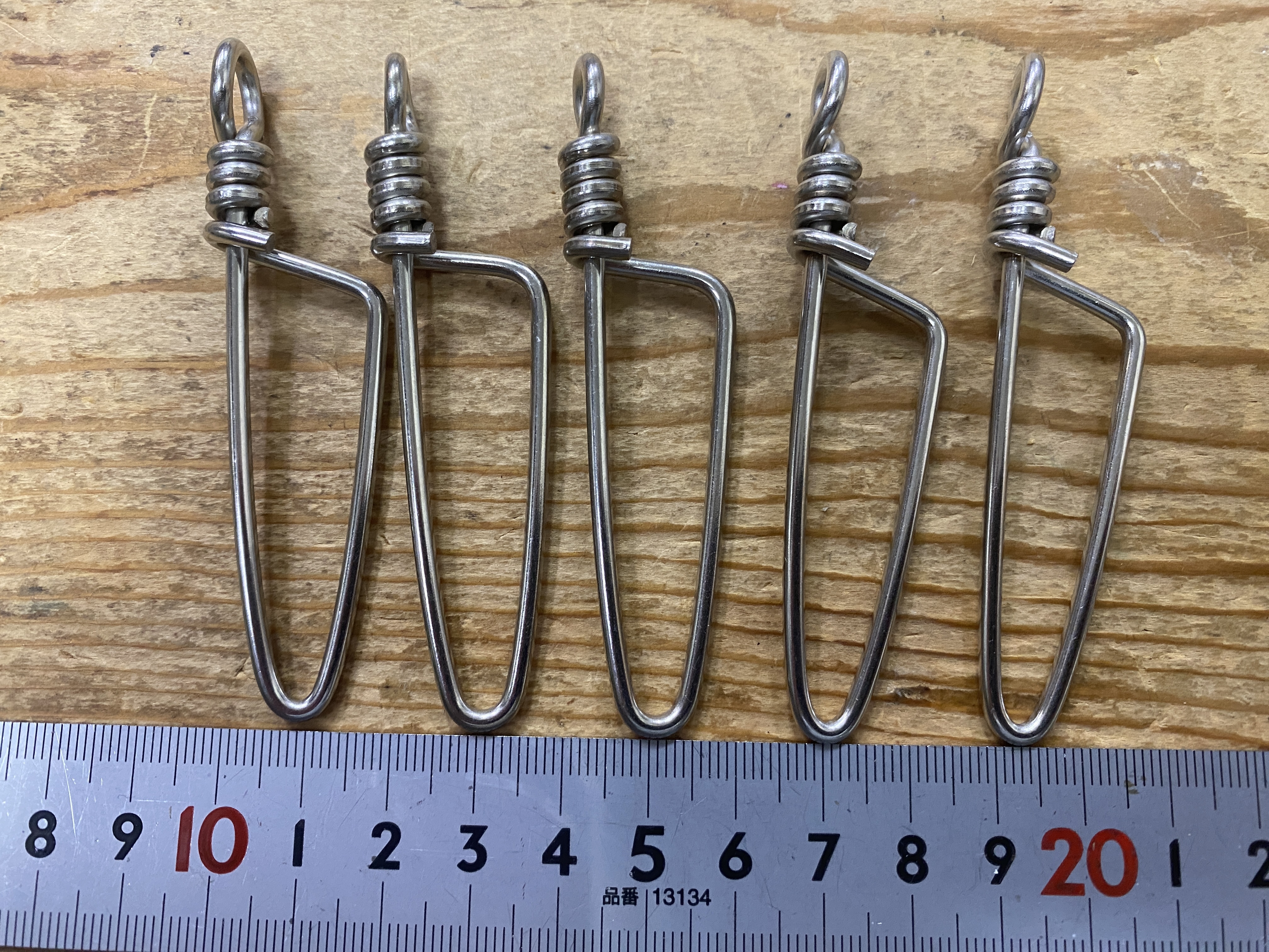 NEWロックスナップ10号ハリス80号以上仕掛けに5個入り