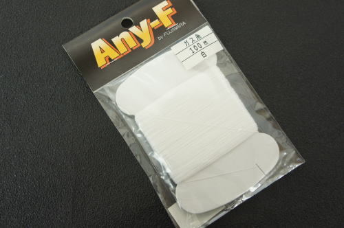 フジワラ　ガス糸巻き100m　白