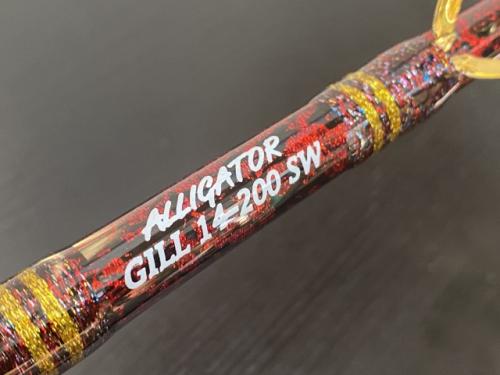 アリゲーターギル14-200SWスタンディング、ライトウインチ兼用ロッドモロコ、マグロ