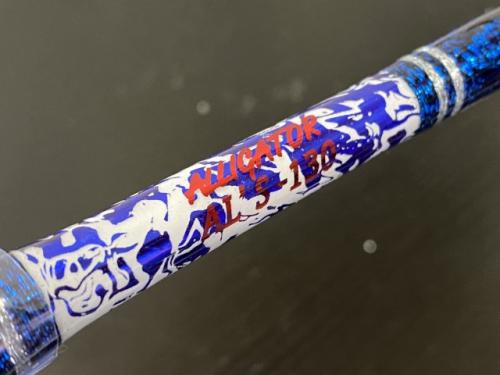 【アリゲーター技研】AL`S-130スーパーショー万能ロッド(ブルーアルマイトアルミバット仕様)