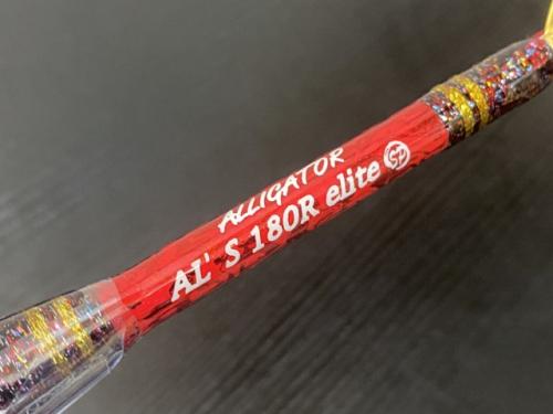 アリゲーター180R elite SPシマアジ専用ロッド、赤プルトス