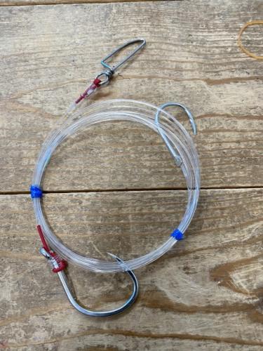 大型アカイカ泳がせ仕掛け60号3m固定式(胴長40cm超えのアカイカ餌用)