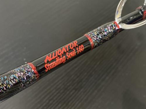 アリゲータースタンディングソウル160大物泳がせ専用ロッド(ブラックカラー)オーダー品
