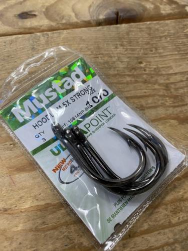 (マスタッド)Hood1um 5x Strongライブベイトフック　針