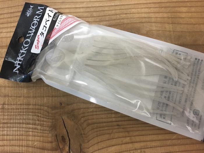 ニッコースーパータコベイト6インチ(ケイムラグロー)タコエイト