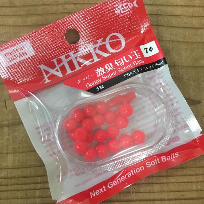 (ニッコー化成) ダッピ 激臭匂い玉 7φオキアミレット、アカムツ、マダイのフロートに!