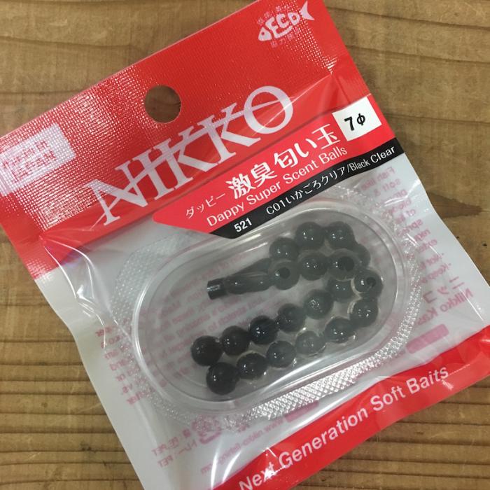 (ニッコー化成) ダッピー激臭匂い玉 7φイカゴロクリア、アカムツ、マダイのフロートに