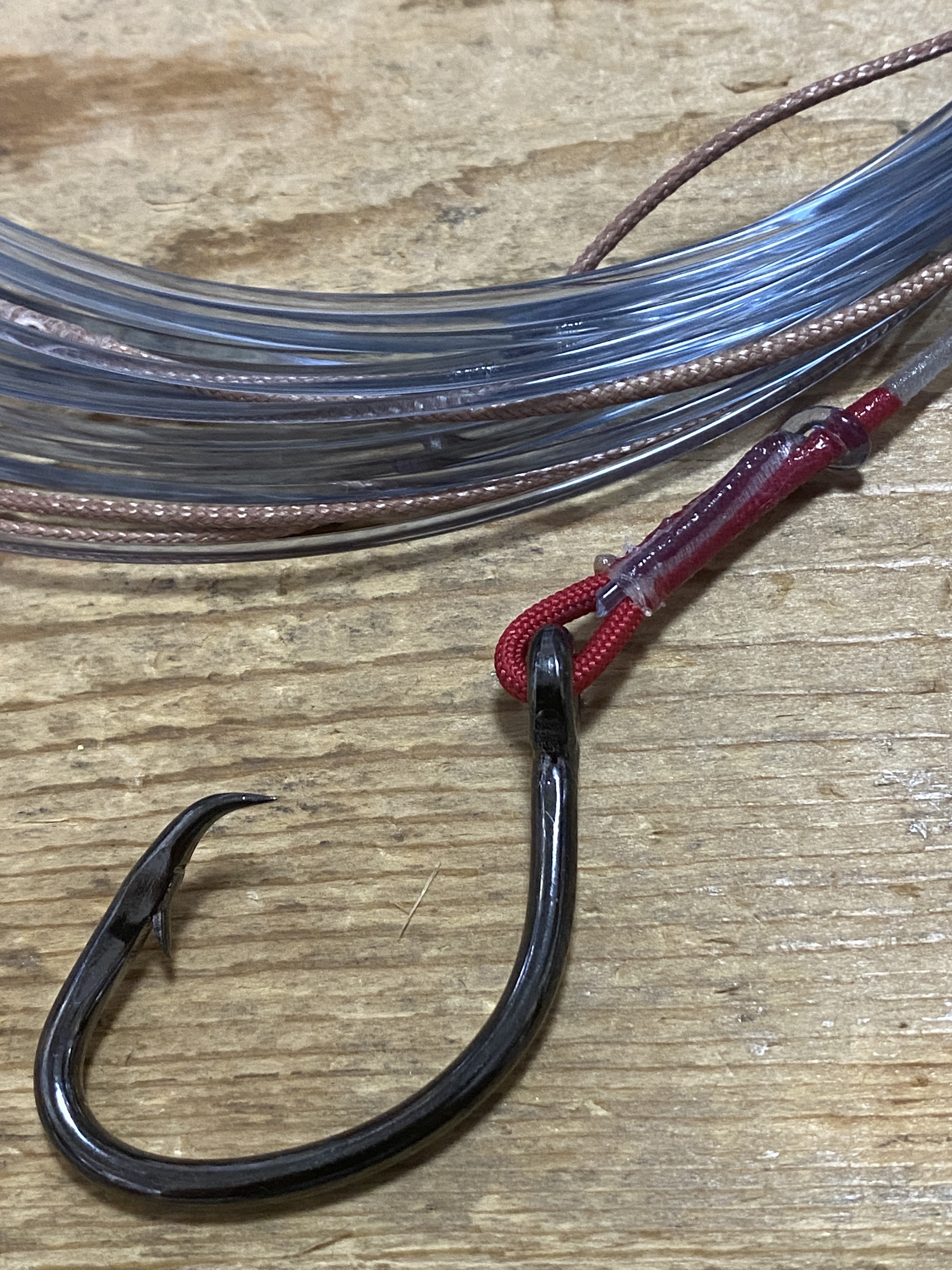 サバ泳がせふかせクロマグロ仕掛けナイロン100号10m(チモト特殊加工)