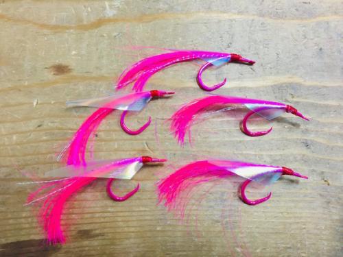 アカムツ用フラシャーバケ毛針ホタ針16号5個入り