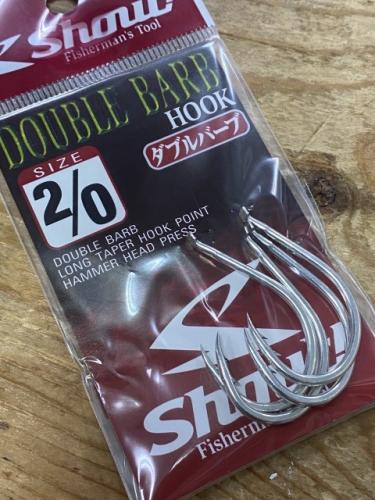 シャウトダブルバーブ2/0アシストフック
