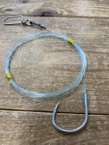 カンパチ泳がせ仕掛け結ばない!フリーノット50号2m