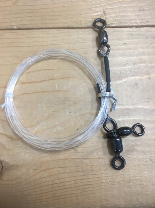 大物泳がせウインチ用リーダーナイロン120号/3m大型カンパチ、カンナギ、大型モロコ、クエに