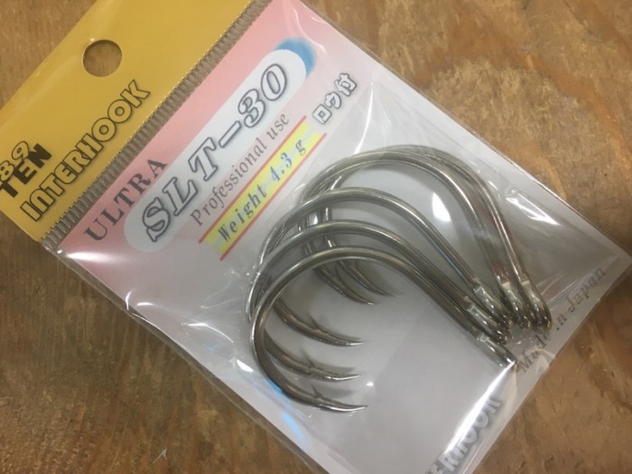 インターフックSTL-30黒　細軸泳がせ針