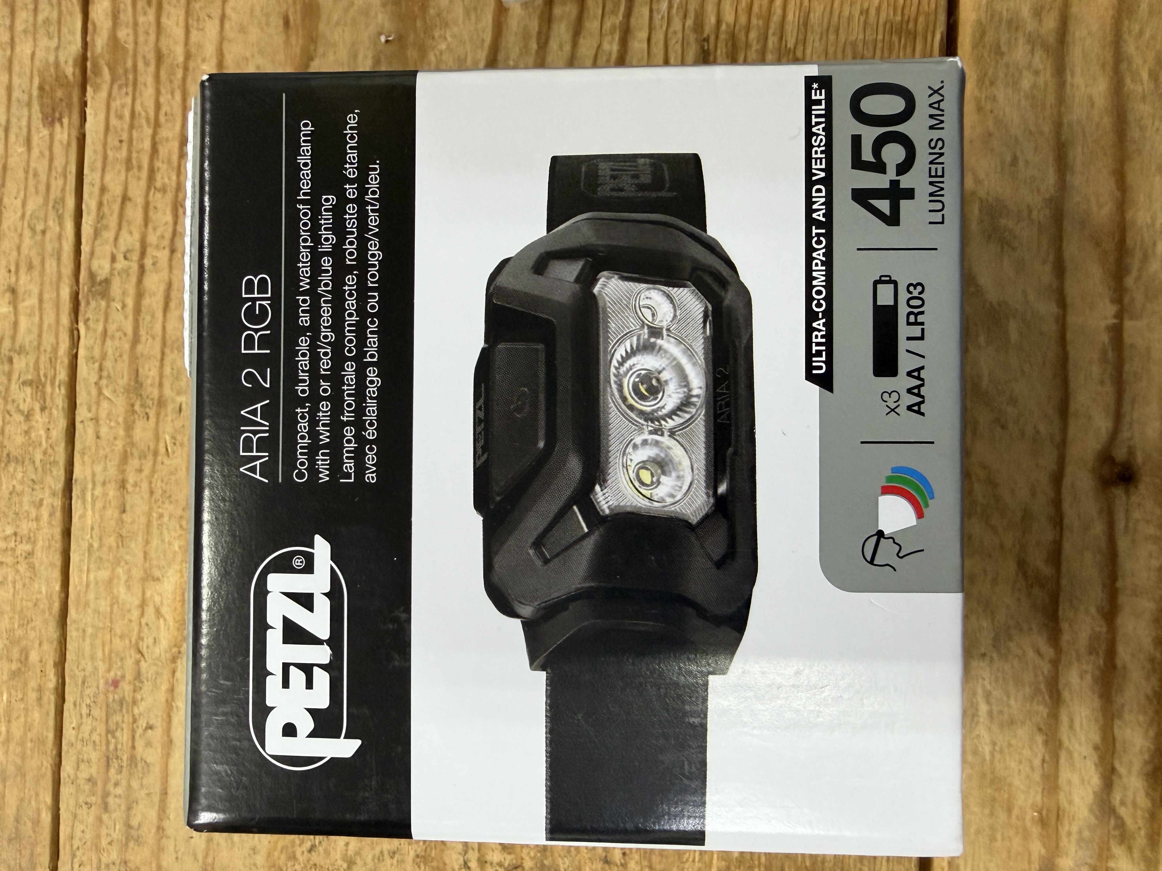 PETZL ARIA 2 RGBヘットライト