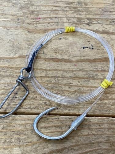 カンパチ泳がせ仕掛け50号2mフリーノット25号