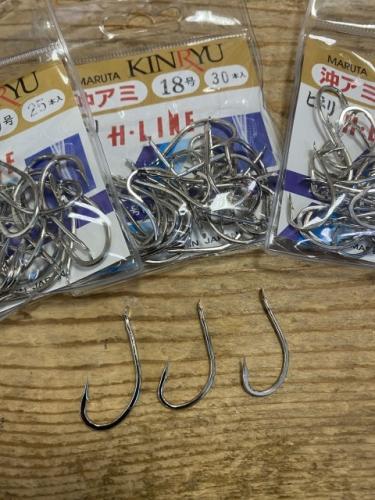 根魚、シマアジウィリーに!金龍針沖アミヒネリ錫