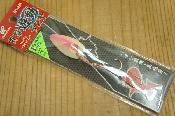 超特価!!ハヤブサ　無双真鯛　貫撃遊動テンヤ12号ピンクグロー