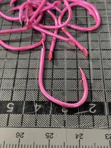 大アジ18号ケイムラピンクライト泳がせ釣り青物狙い5本いり