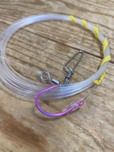 相模湾コマセキハダ仕掛け24号10mマギール5/0ケイムラピンク