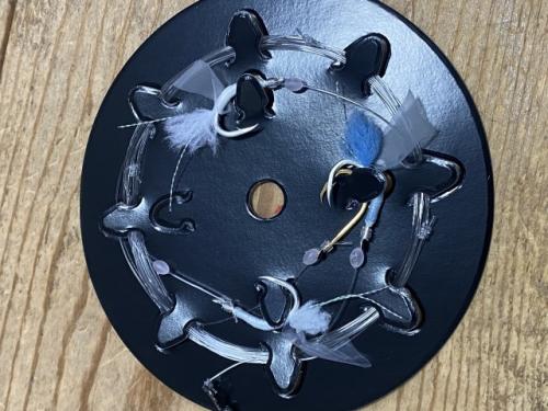 神津島銭洲のシマアジ仕掛けハリス8号4本針2.2m