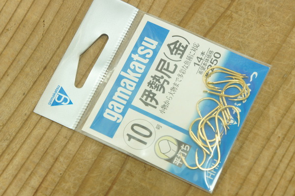 (がまかつ)伊勢尼10号(金)