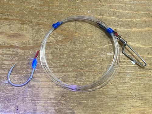 大物泳がせカンパチ用ハリス50号2mフリーノットSPGT503　25号