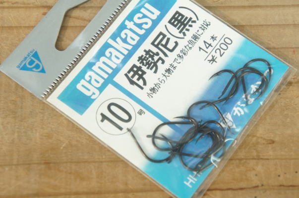 がまかつ伊勢尼10号(黒)