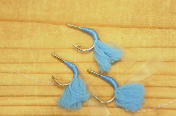 シマアジ用バケヒラマサ針13号仕様(青)3本入り