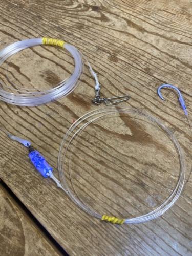 相模湾コマセマグロテーパー仕掛け先ハリス交換仕様フリーノット