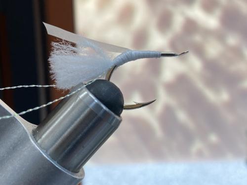 シマアジウィリー針14号白5本、紫外線発光