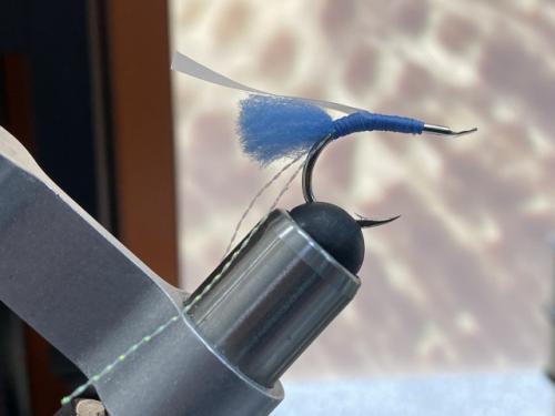 シマアジウィリー針14号青5本、紫外線発光