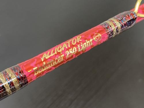 アリゲーターマダイ竿ビーダンサー250ライトSPバットジョイントプルトスカラー