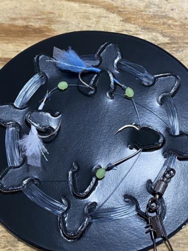 シマアジ仕掛け4号3m極細チヌ8号