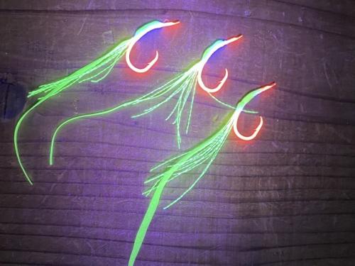 アカムツ用バケ針夜光とケイムラミックス3本