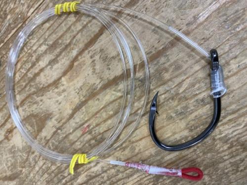 クエ、アラ、モロコ泳がせ仕掛けフリーノット特殊加工80号2m