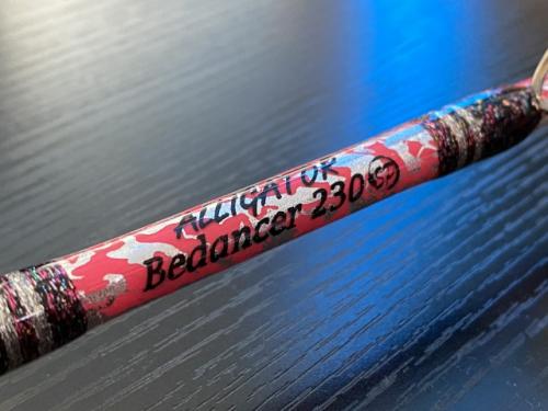 アリゲータービーダンサー230SPマダイ竿40cm(ロングバット仕様ショートグリップ)