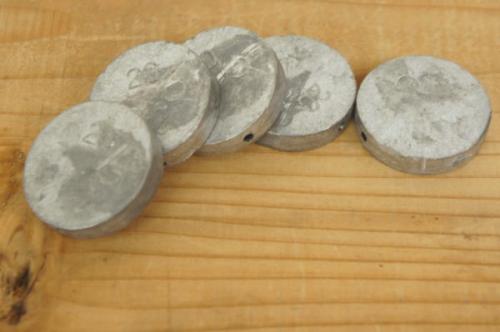 お買い得!コインオモリ20号ステンカンの増しオモリに!(5枚)